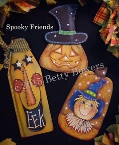Wood Spooky Friends